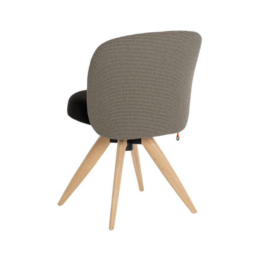 Chaise Neo avec une assise qui pivote à 360°, Mobitec