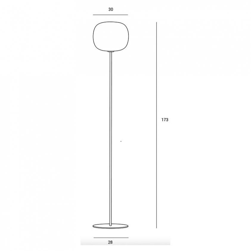Lampadaire Bombo, Miloox