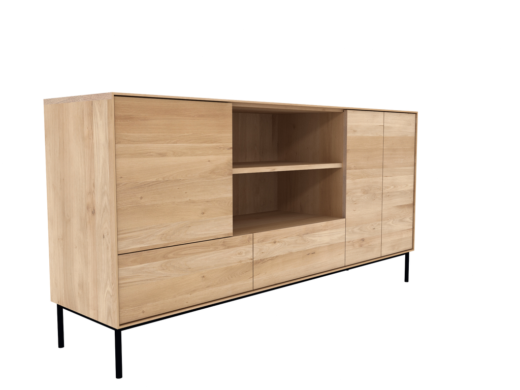Buffet Whitebird en chêne- 3 portes 2 tiroirs, Ethnicraft
