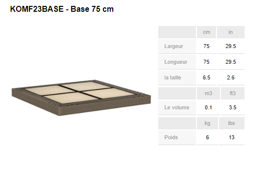 Fauteuil salon KOMFY avec coussins assise et dossier, Sifas