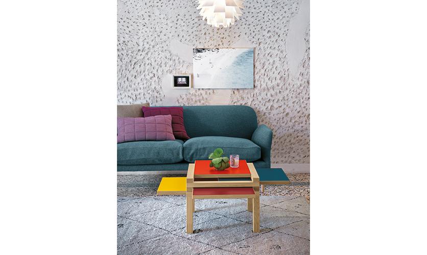 Table basse Mini Par4, Sculptures jeux