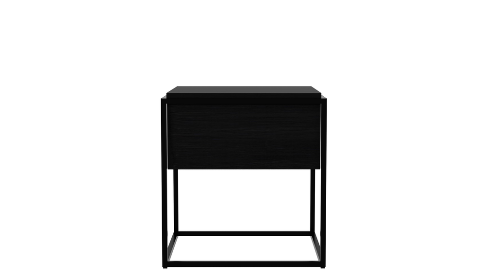 Table de chevet Monolit en chêne noir, Ethnicraft