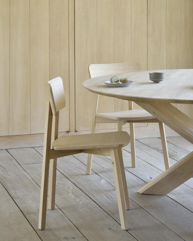 Chaise Casale en chêne - verni, Ethnicraft