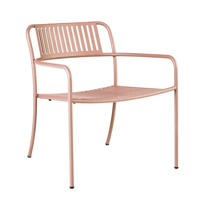 FAUTEUIL LOUNGE PATIO LAMES, Tolix