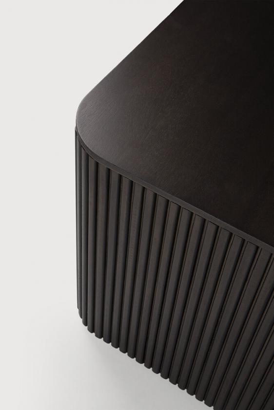 Table d&#039;appoint carrée Roller Max en acajou, Ethnicraft