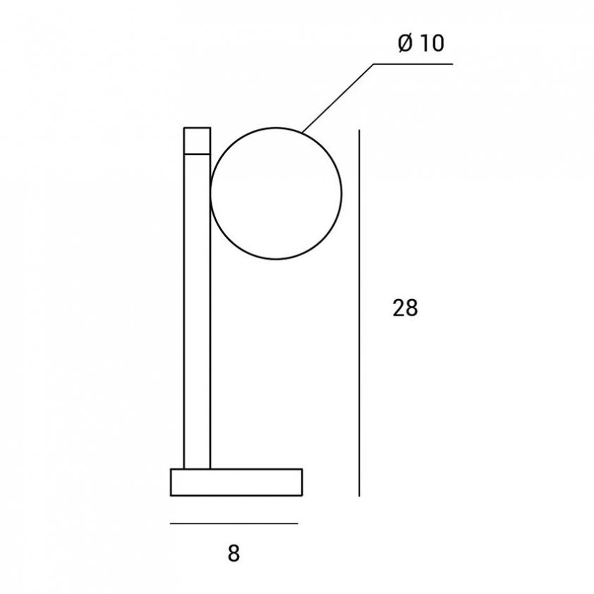 Lampe à poser Pomì, Miloox