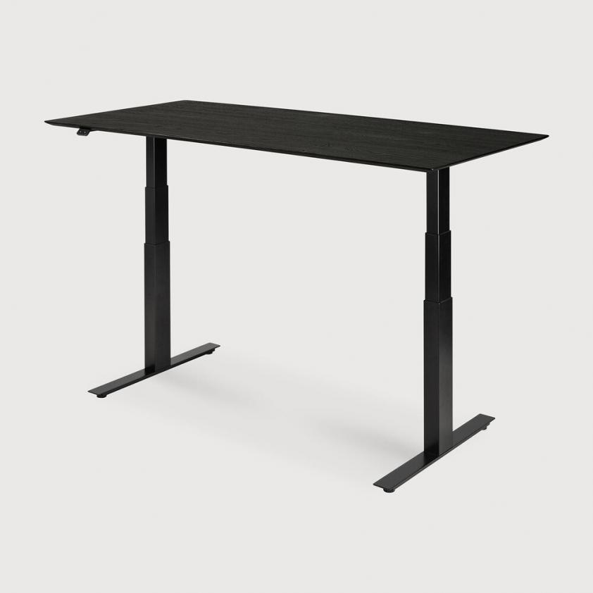 Plateau en chêne noir - pour le bureau ajustable Bok, Ethnicraft