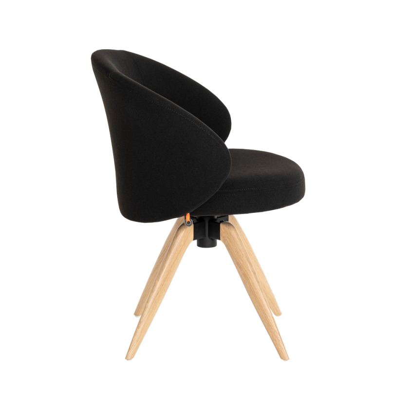 Chaise Neo avec une assise tournante, Mobitec