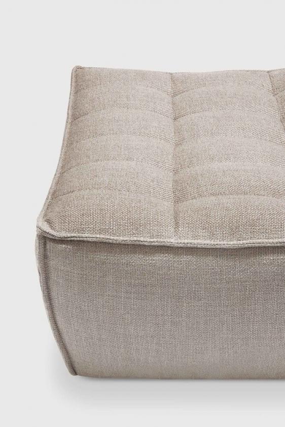 Canapé N701 - repose-pieds - beige, Ethnicraft