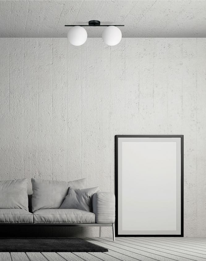 Plafonnier Jugen Black, Miloox