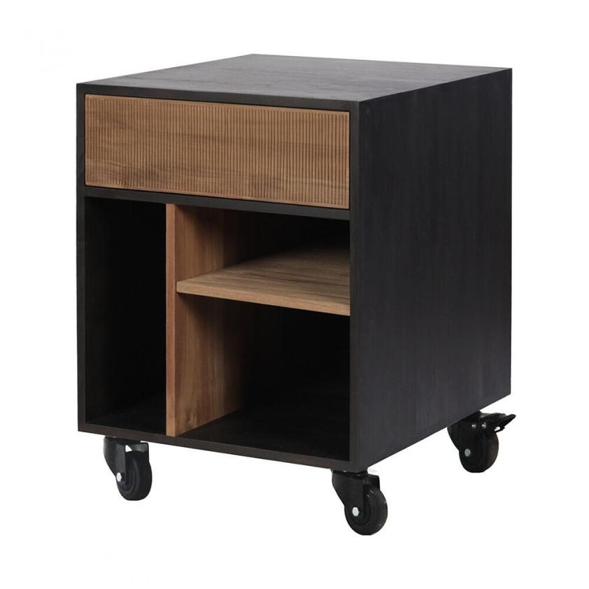 Caisson Oscar en teck 1 tiroir, Ethnicraft