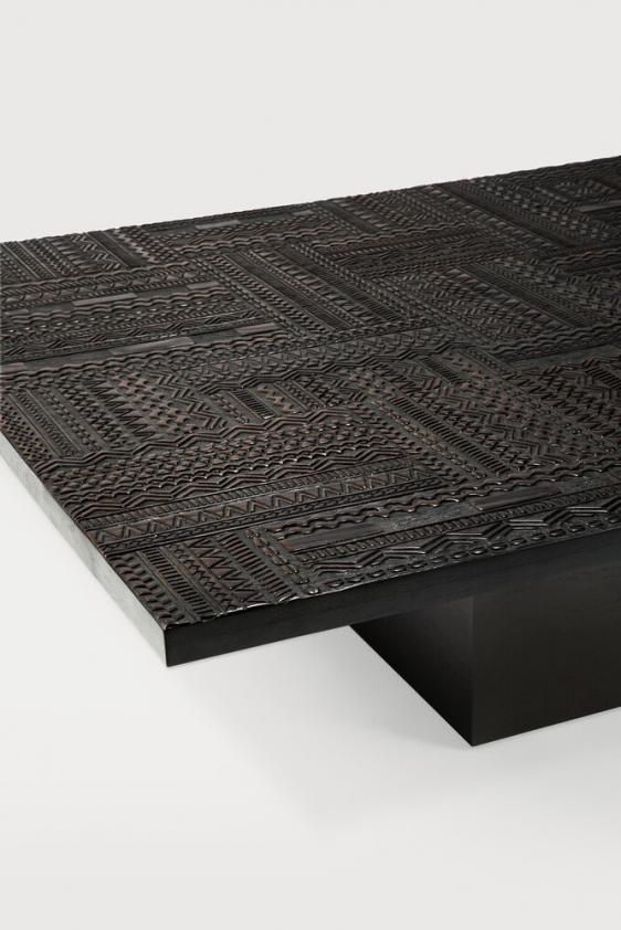 Table basse Tabwa Blok en chêne noir, Ethnicraft