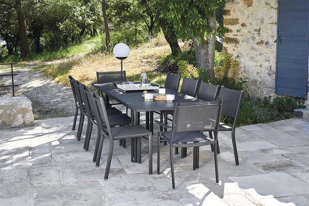 Table à allonge centrale Costa, Fermob