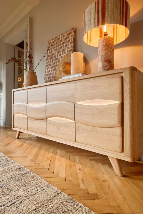 Buffet enfilade OLONNE 3 portes, Couture