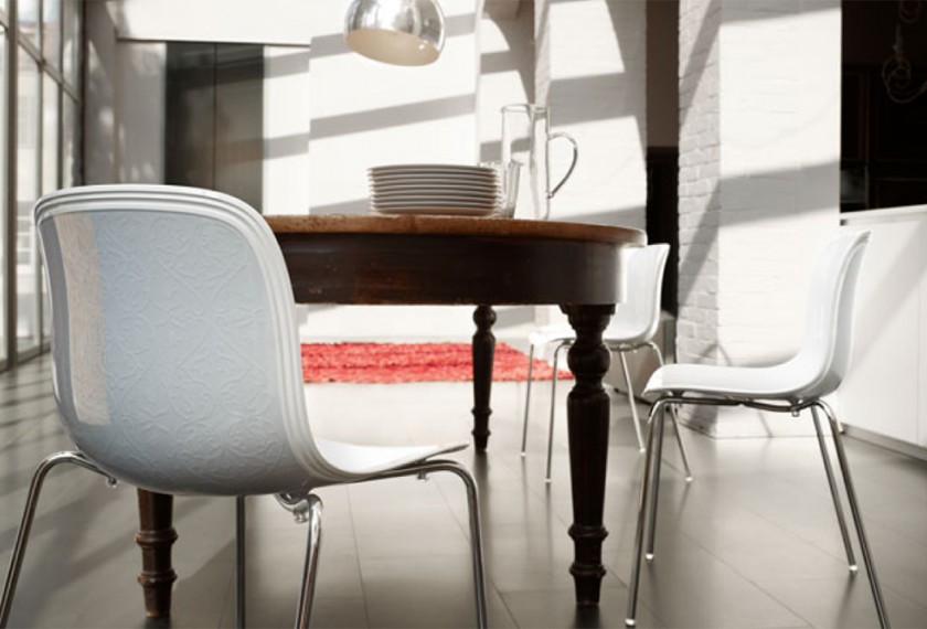 Chaise empilable Troy Assise Plastique, Magis