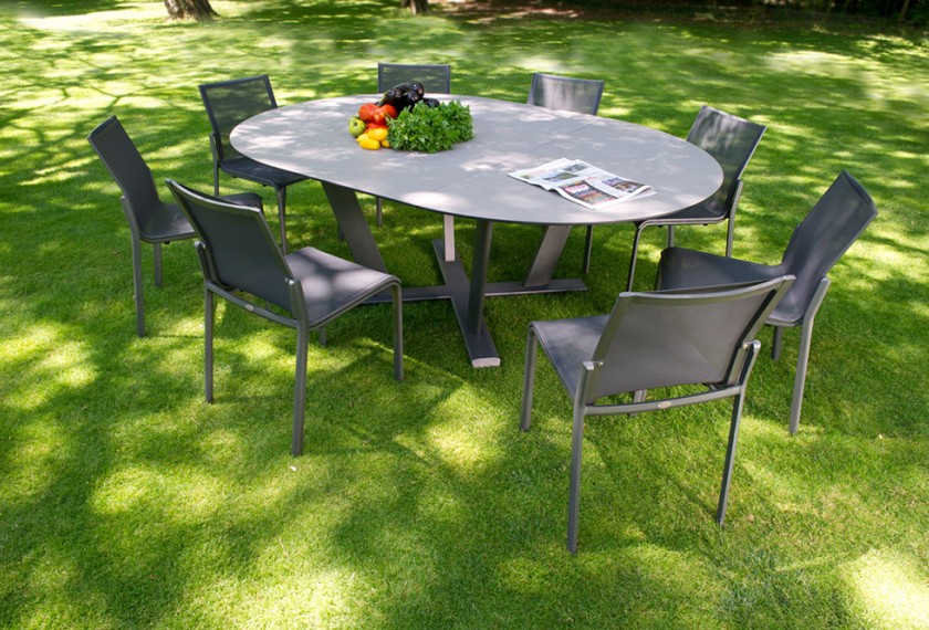 Table Hegoa ronde, Les Jardins 