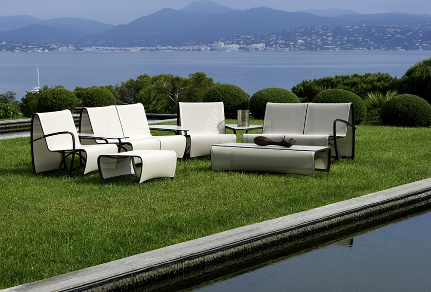 Pouf Jet Stream, Les Jardins 
