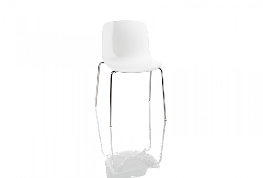 Chaise empilable Troy Assise Plastique, Magis