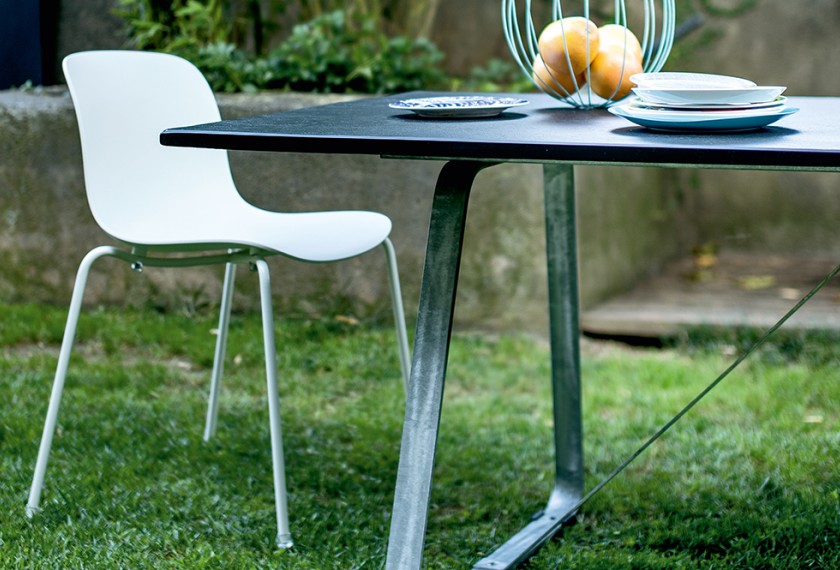 Chaise empilable Troy Assise Plastique, Magis