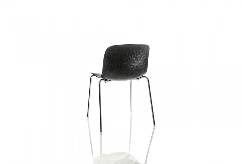 Chaise empilable Troy Assise Bois, Magis