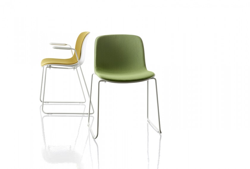 Chaise empilable Troy Assise Plastique, Magis