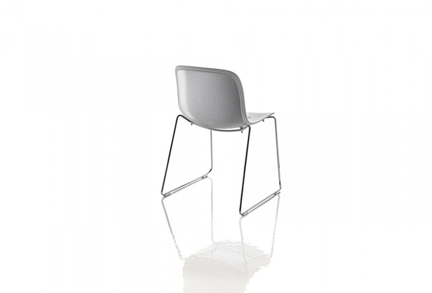 Chaise empilable Troy Assise Plastique, Magis
